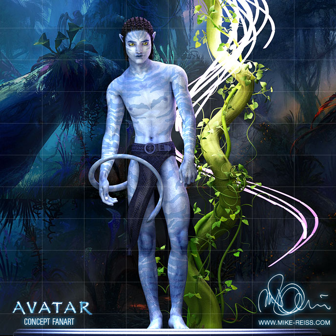 Avatar Concept Art 3D Render