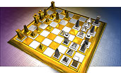 Schachspiel Schachbrett Schach in 3D