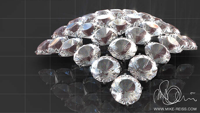 Diamanten 3D Modell / Diamonds 3d Mesh Diamanten 3D Modell / Diamonds 3d Mesh