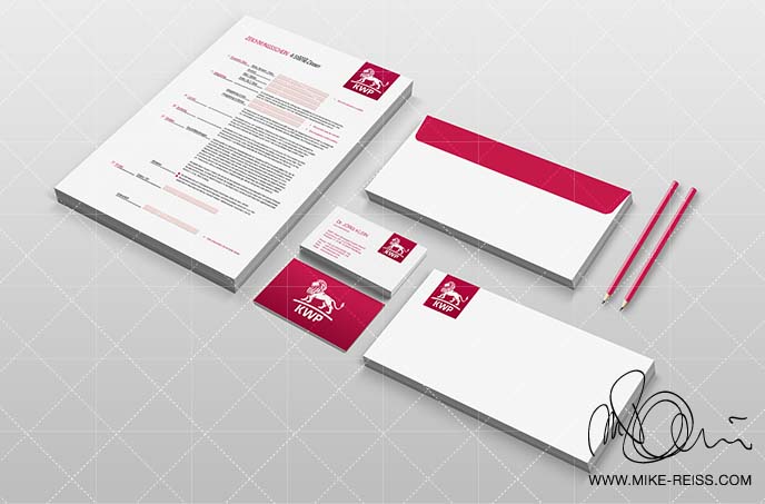 Corporate Design mit Briefpapier und Visitenkarten