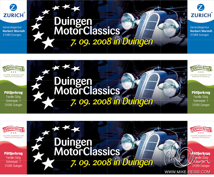 Duingen Motor Classics Bandenwerbung