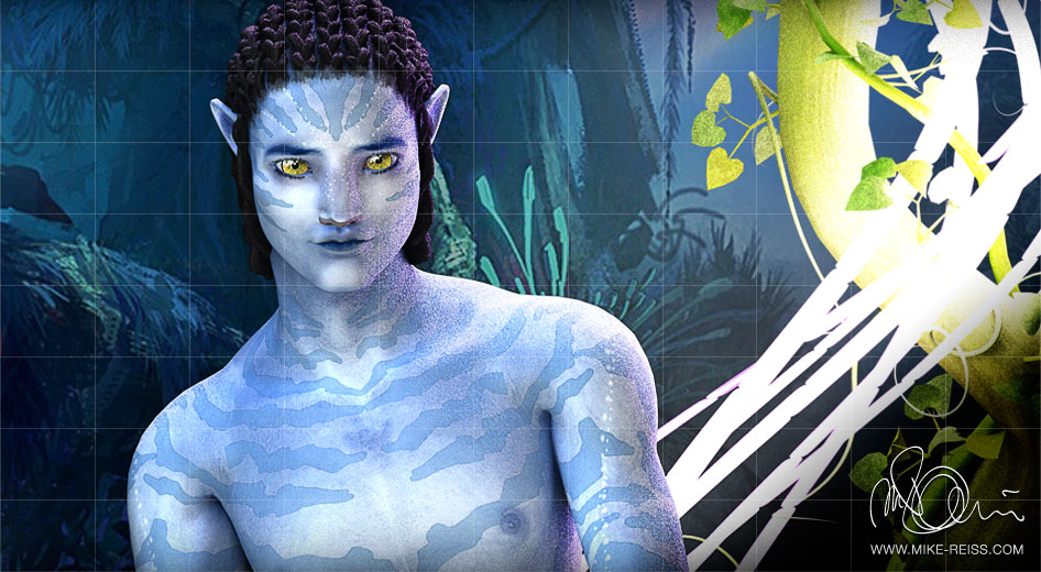 AVATAR 3D Movie Character Concept Fan Art