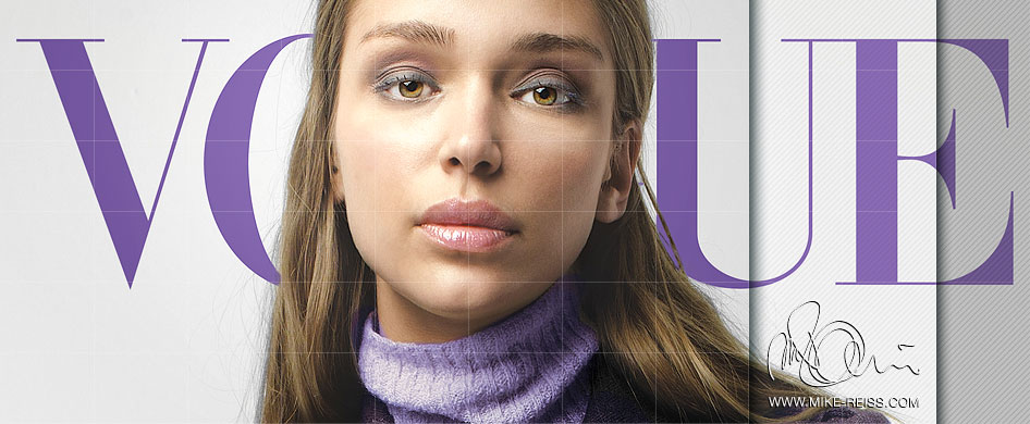 VOGUE Cover Retouch / Titelbild Retusche in Photoshop