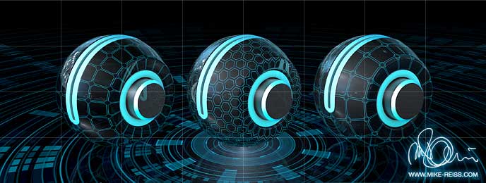 Textur Shader Entwicklung für das TRON Legacy Rendering