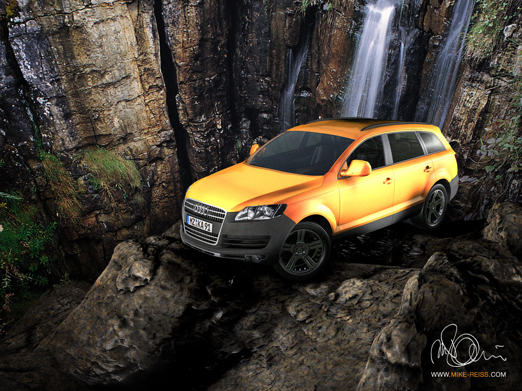 Audi Q7 3D-Visualisierung in Cinema4D