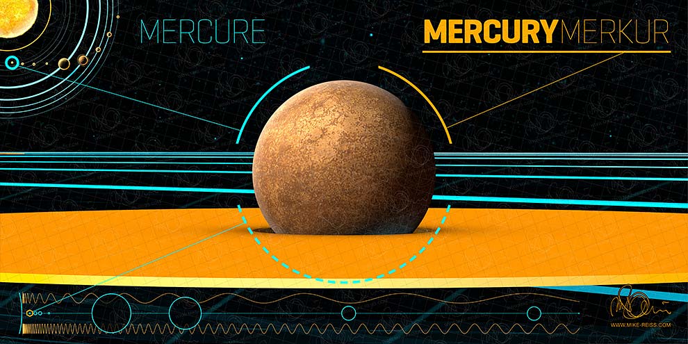 Der Merkur - Ein Planet mit Kratern übersät