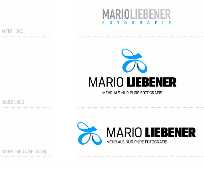 Mario Liebener Logo Design und Variationen