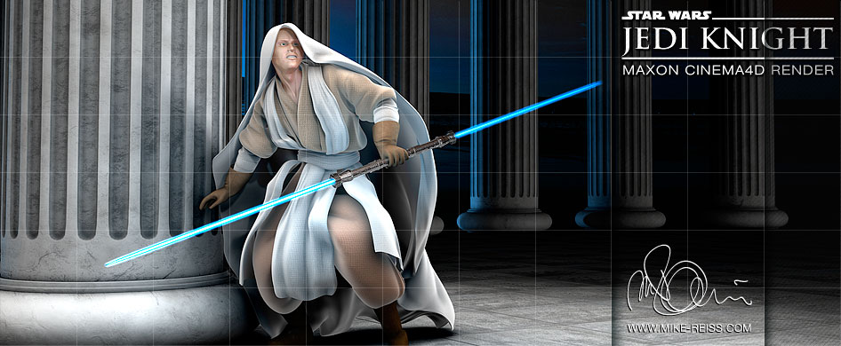 StarWars Jedi Ritter als 3D Modell